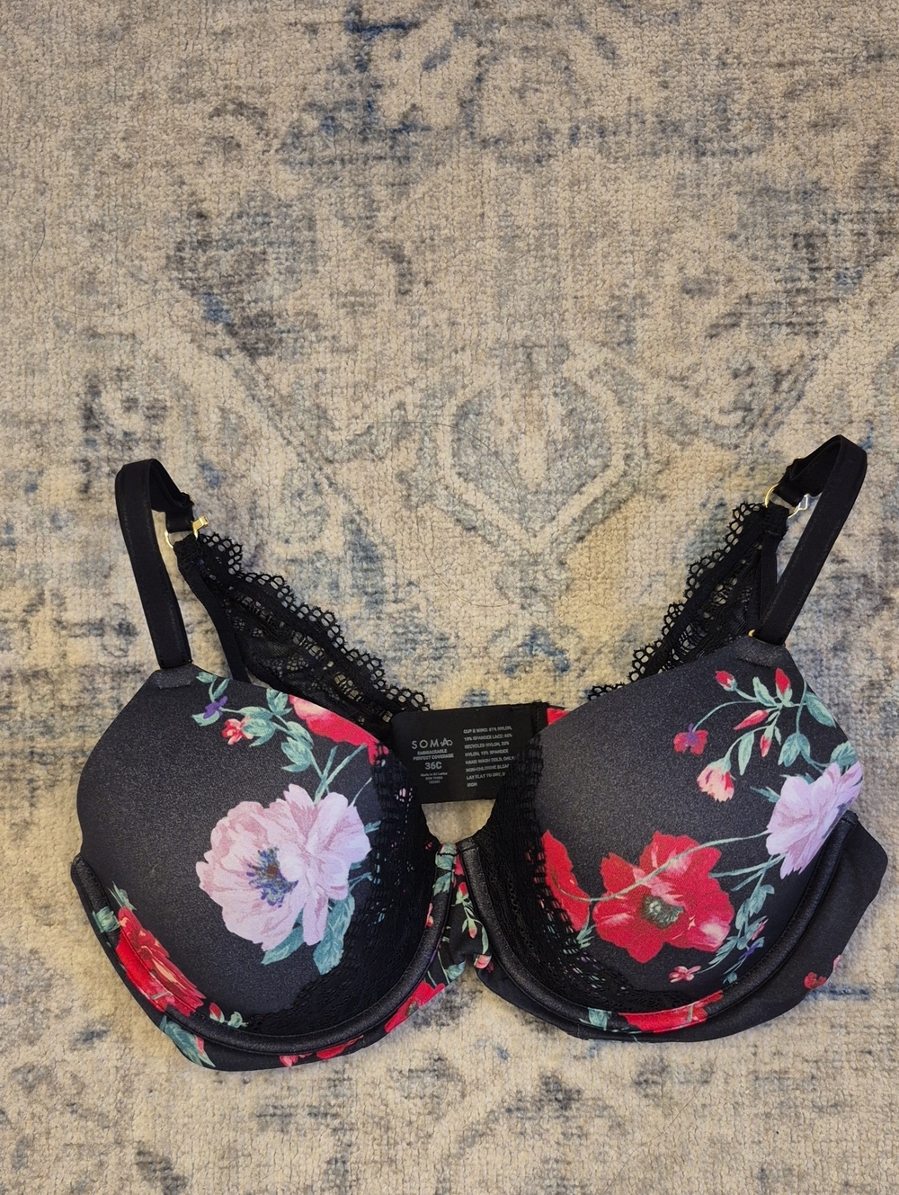 NWOT Soma Embraceable Perfect Coverage Bra 36C
